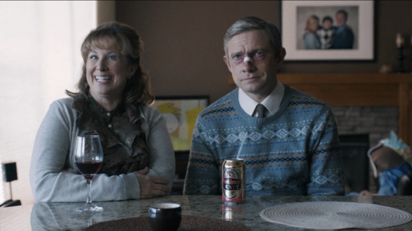 Screenshot Fargo: Lester und seine Frau.